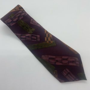 Oscar de la Renta Couture Collection Silk Men Tie